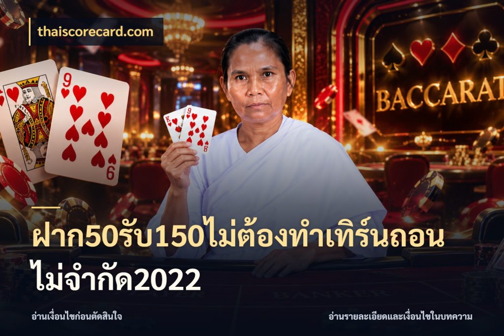 ฝาก50รับ150ไม่ต้องทําเทิร์นถอนไม่จํากัด2022 thaiscorecard.com โปรกับเกมที่ชอบเลือกให้ตรงสไตล์