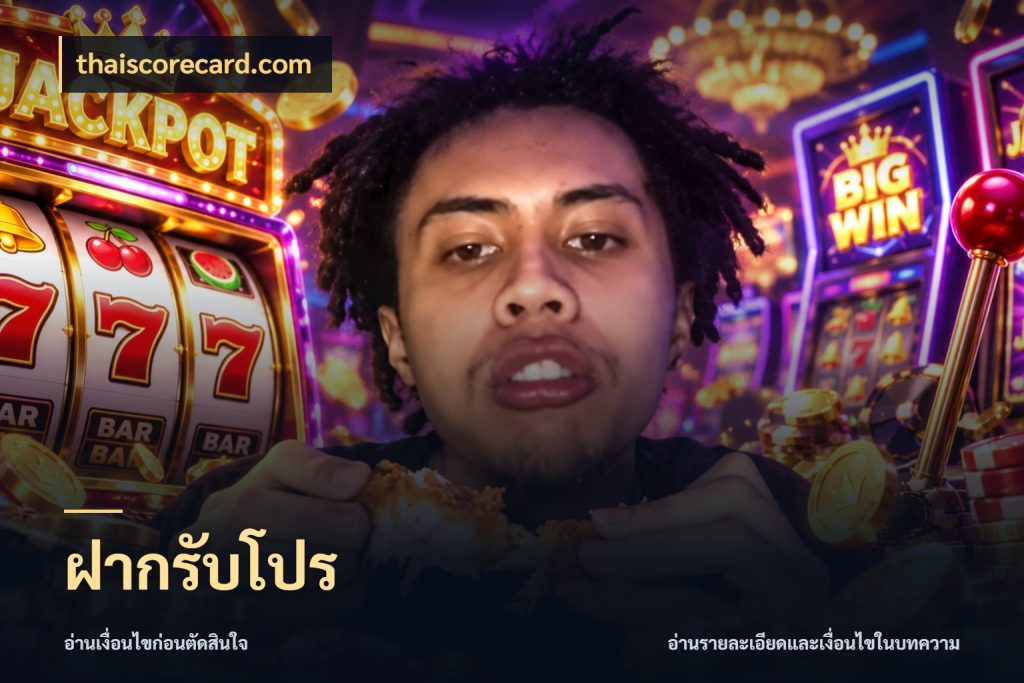 ฝากรับโปร โปรกับเกมที่ชอบเลือกให้ตรงสไตล์ กับ thaiscorecard.com