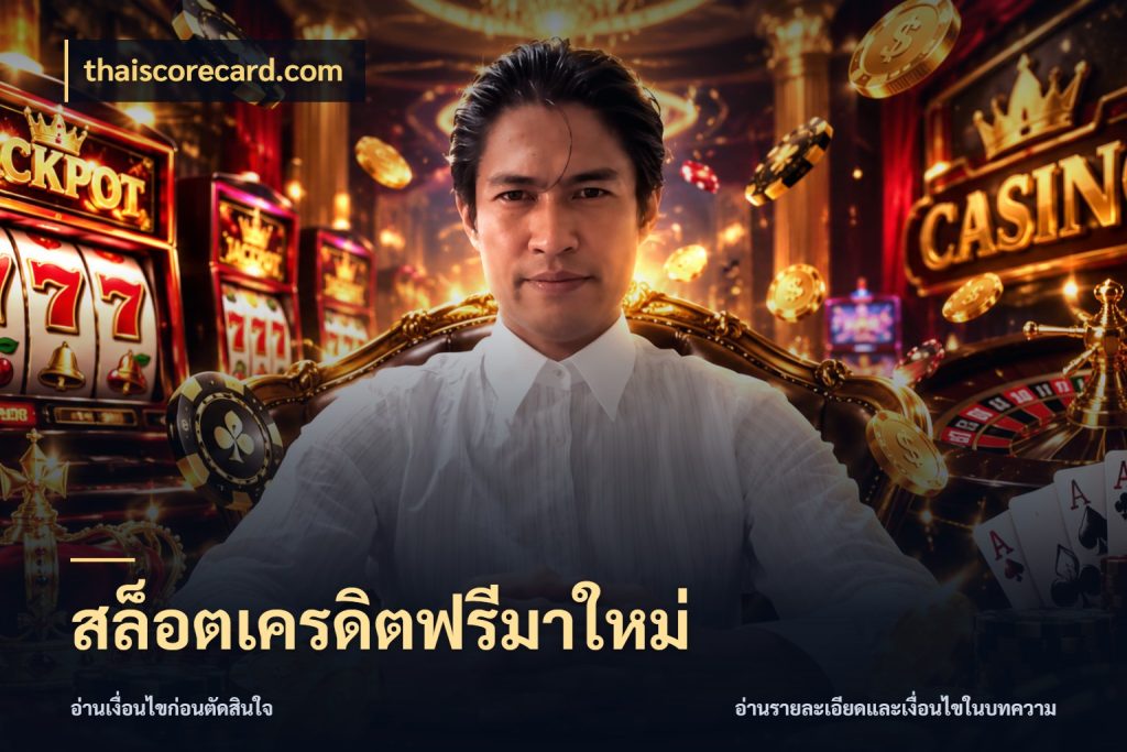 สล็อตเครดิตฟรีมาใหม่ จากชื่อเครดิตฟรีสู่ความสนุกที่เข้าใจได้ กับ thaiscorecard.com