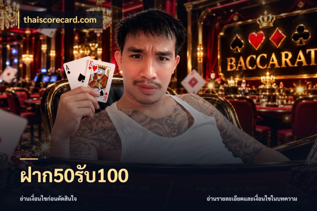 ฝาก50รับ100 สนุกกับตัวเลือกโปรในสไตล์ของคุณ สไตล์ thaiscorecard.com
