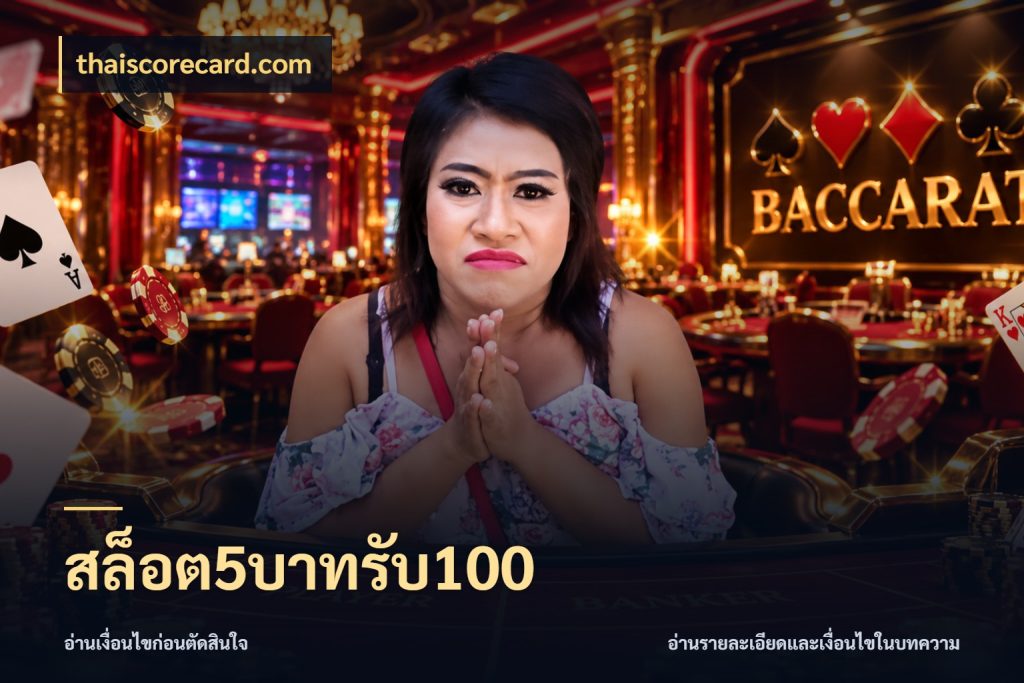 สล็อต5บาทรับ100 จับคู่โบนัสกับสไตล์เกมที่ชอบ ในมุม thaiscorecard.com