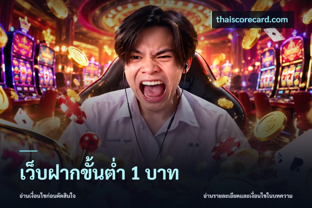 เว็บฝากขั้นต่ำ 1 บาท
