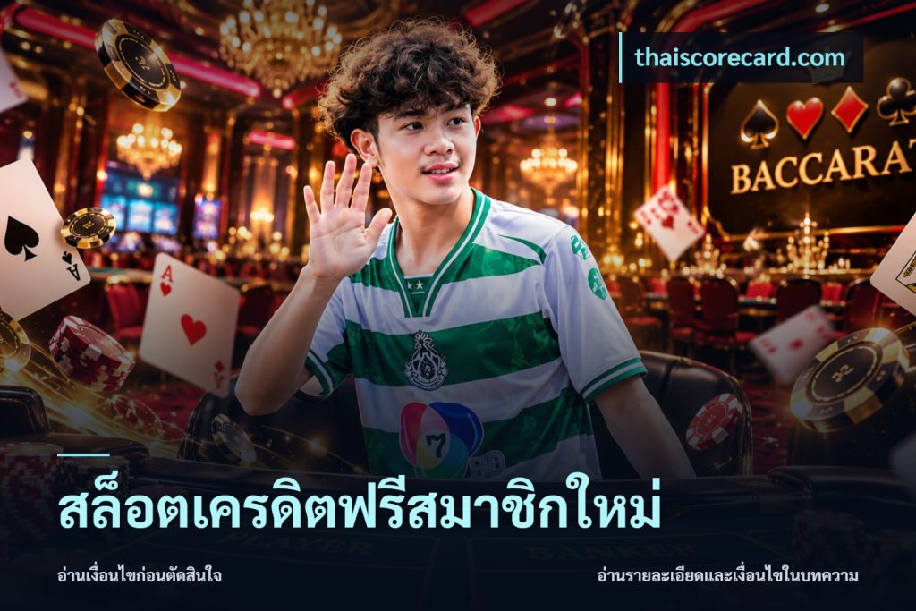 สล็อตเครดิตฟรีสมาชิกใหม่