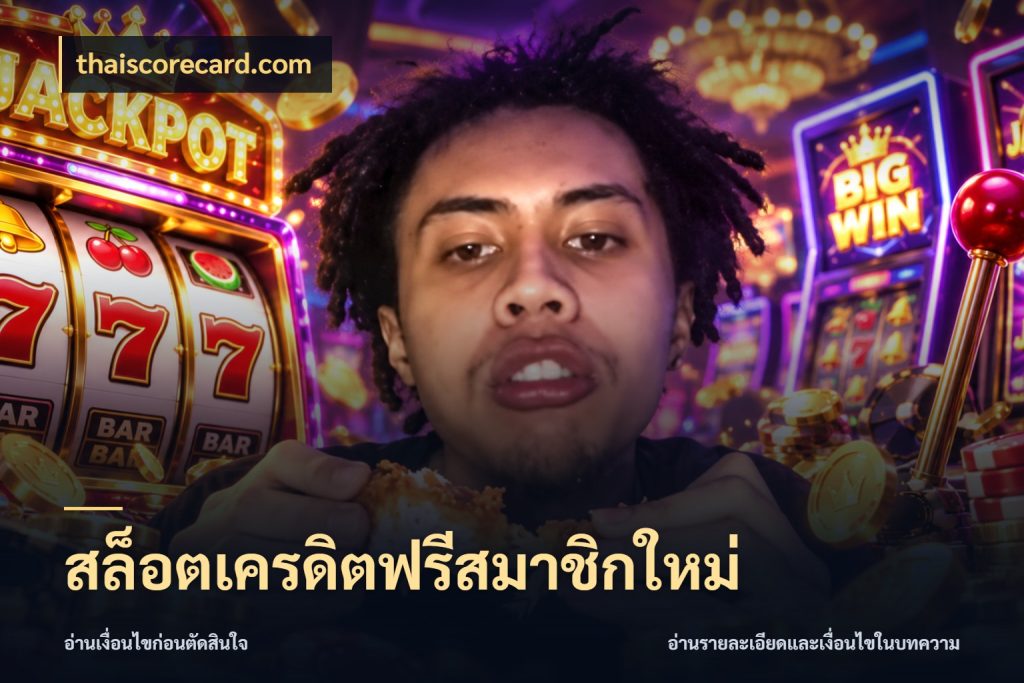 สล็อตเครดิตฟรีสมาชิกใหม่ เลือกสไตล์ความสนุกจากรูปแบบเครดิต สไตล์ thaiscorecard.com