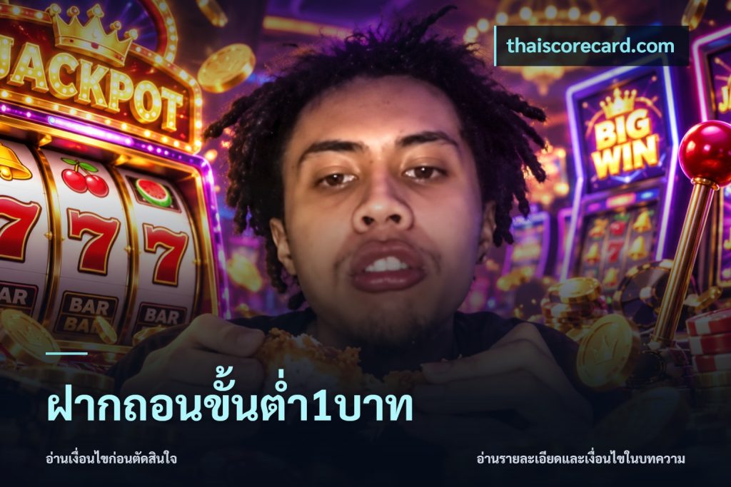 ฝากถอนขั้นต่ำ1บาท