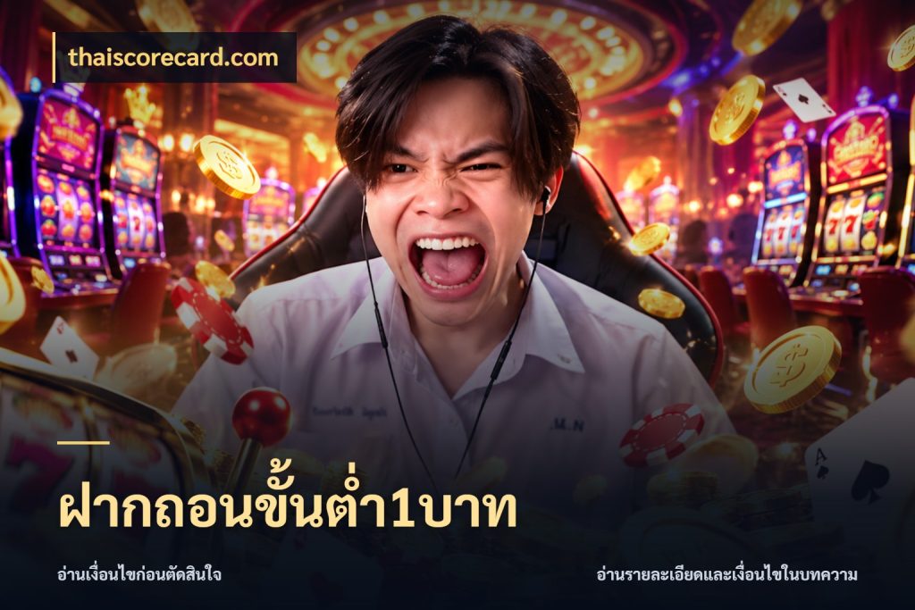 ฝากถอนขั้นต่ำ1บาท thaiscorecard.com มุมสนุกของคนที่กำหนดขอบเขตตัวเอง