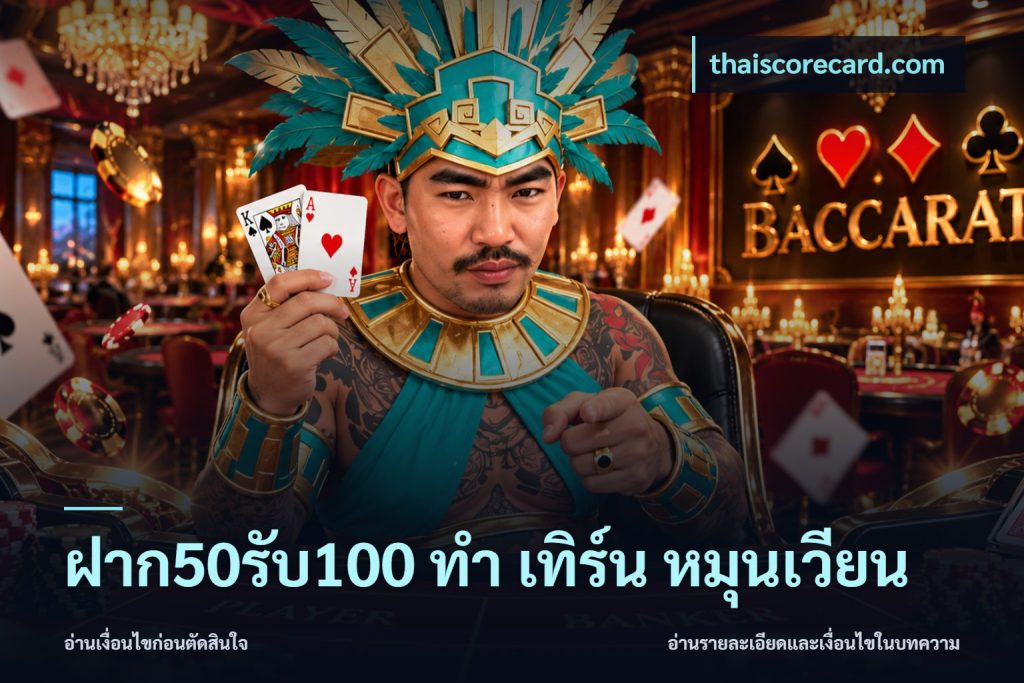 ฝาก50รับ100 ทํา เทิร์น หมุนเวียน