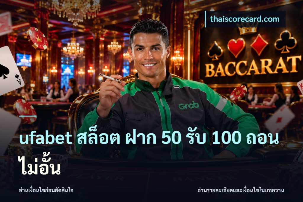 ufabet สล็อต ฝาก 50 รับ 100 ถอนไม่อั้น